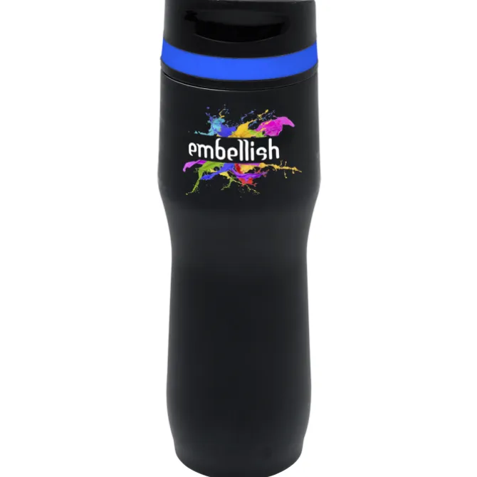 Persona Caturra Vacuum Tumbler - 16 oz - Black - Full Color