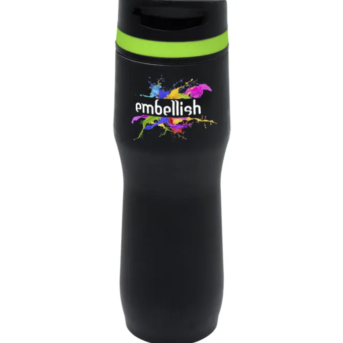 Persona Caturra Vacuum Tumbler - 16 oz - Black - Full Color