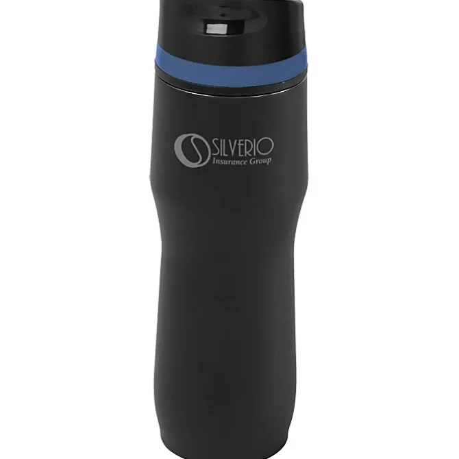 Persona Caturra Vacuum Tumbler - 16 oz - Black - Laser Engraved - 24 hr