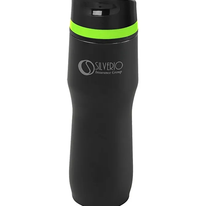 Persona Caturra Vacuum Tumbler - 16 oz - Black - Laser Engraved - 24 hr