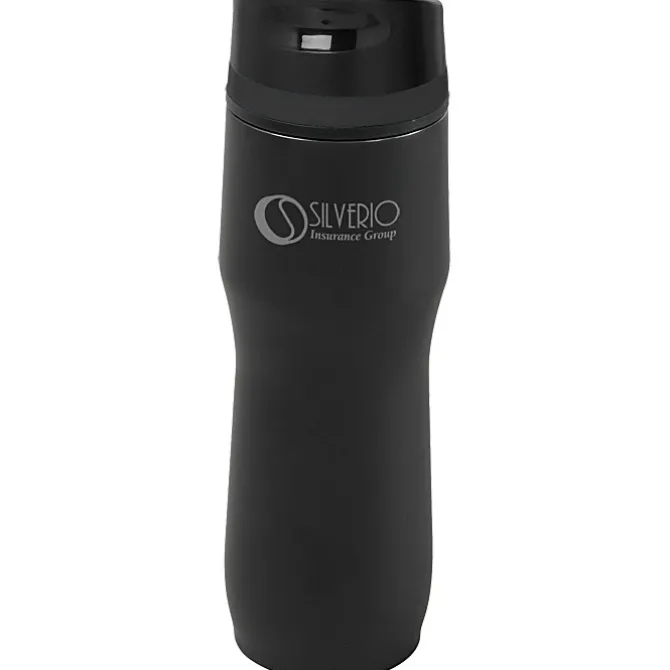Persona Caturra Vacuum Tumbler - 16 oz - Black - Laser Engraved - 24 hr