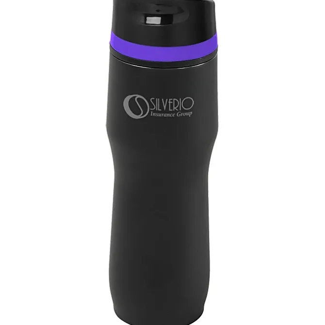 Persona Caturra Vacuum Tumbler - 16 oz - Black - Laser Engraved - 24 hr