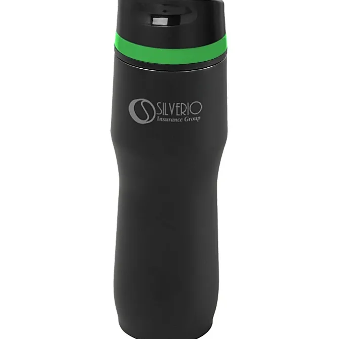 Persona Caturra Vacuum Tumbler - 16 oz - Black - Laser Engraved - 24 hr