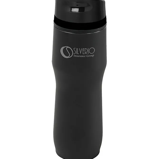 Persona Caturra Vacuum Tumbler - 16 oz - Black - Laser Engraved - 24 hr