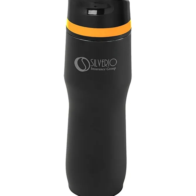 Persona Caturra Vacuum Tumbler - 16 oz - Black - Laser Engraved - 24 hr