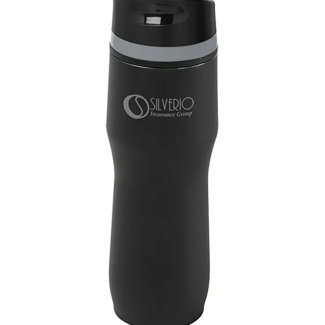 Persona Caturra Vacuum Tumbler - 16 oz - Black - Laser Engraved - 24 hr