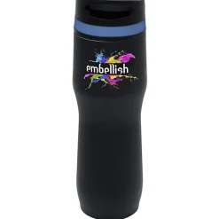 Persona Caturra Vacuum Tumbler - 16 oz - Black - Full Color - 24 hr