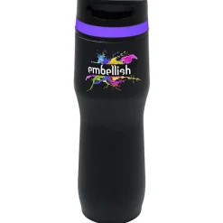 Persona Caturra Vacuum Tumbler - 16 oz - Black - Full Color - 24 hr