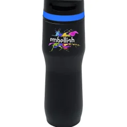 Persona Caturra Vacuum Tumbler - 16 oz - Black - Full Color - 24 hr