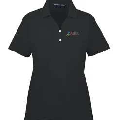 Peruvian Pima Cotton Y-Collar Polo - Ladies'