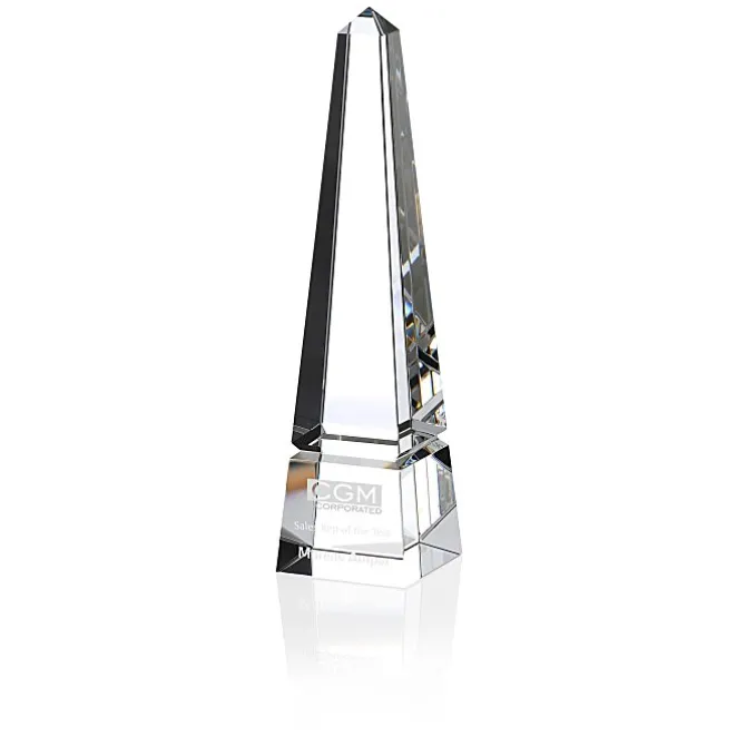 Pinnacle Obelisk Crystal Award - 24 hr