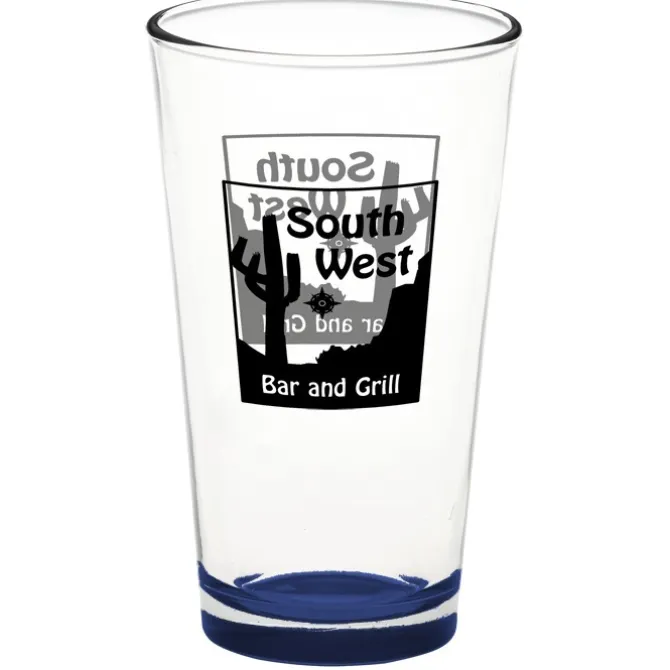 Pint Glass - 16 oz - Bottom Color