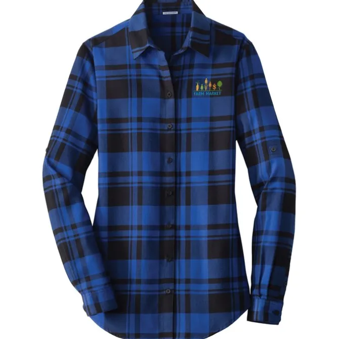 Plaid Flannel Shirt - Ladies'