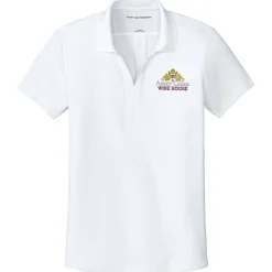 Plaited Honeycomb Pique Polo - Ladies'