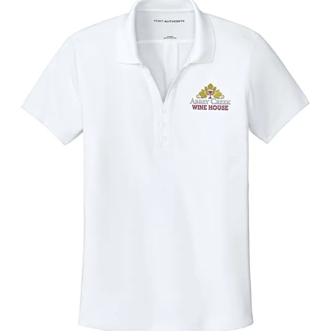 Plaited Honeycomb Pique Polo - Ladies'