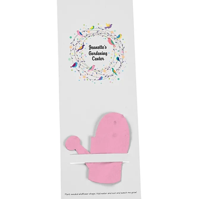 Plant-A-Shape Flower Seed Bookmark - Watering Can