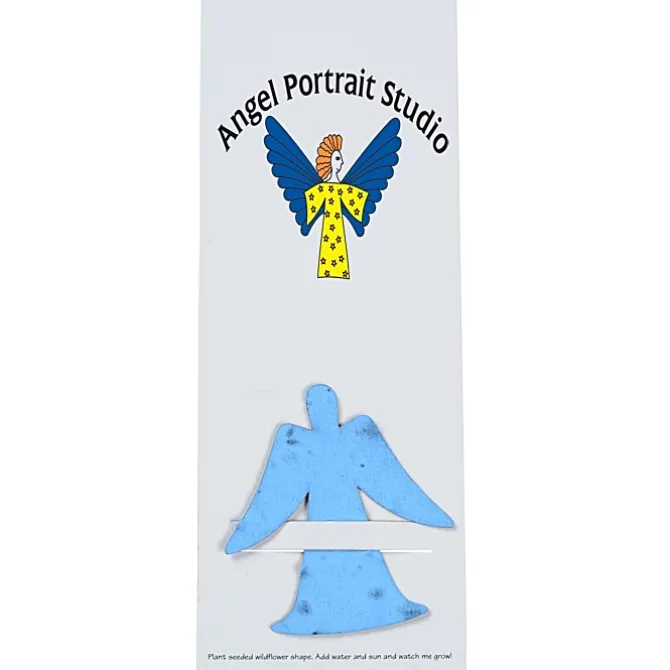 Plant-A-Shape Flower Seed Bookmark - Angel