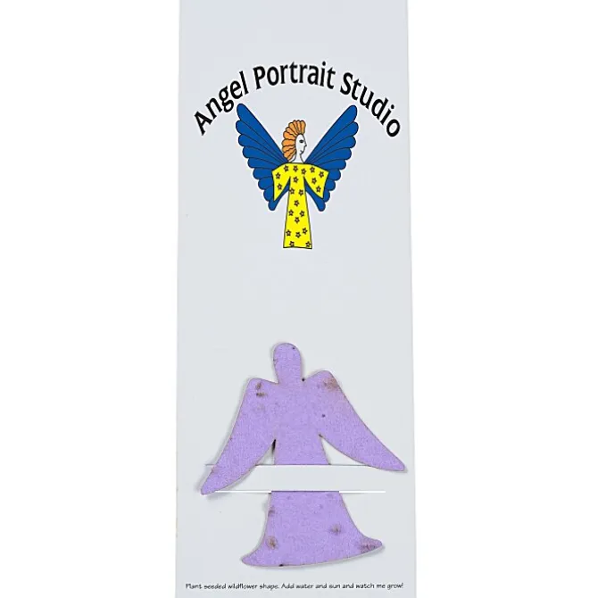 Plant-A-Shape Flower Seed Bookmark - Angel