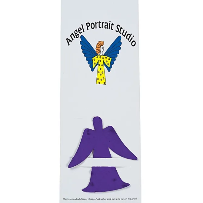 Plant-A-Shape Flower Seed Bookmark - Angel