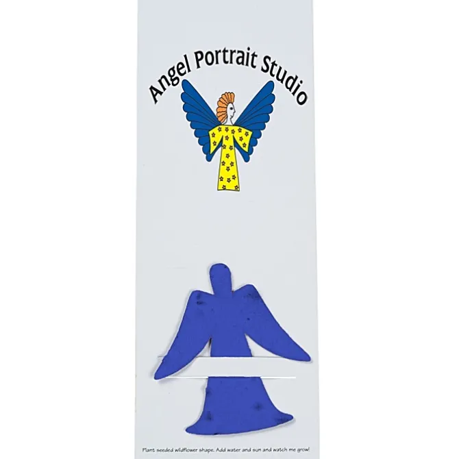 Plant-A-Shape Flower Seed Bookmark - Angel