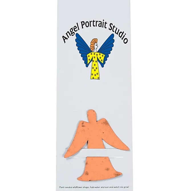 Plant-A-Shape Flower Seed Bookmark - Angel