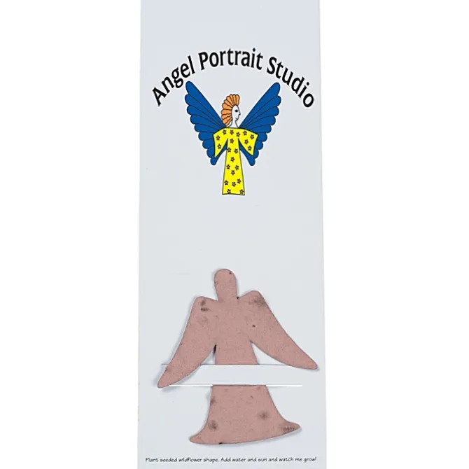 Plant-A-Shape Flower Seed Bookmark - Angel