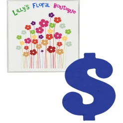 Plant-A-Shape Flower Seed Packet - Dollar Sign