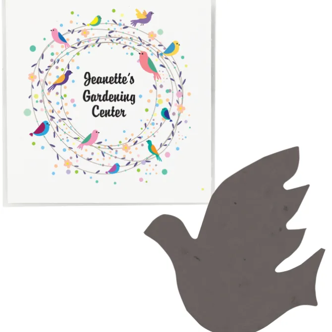 Plant-A-Shape Flower Seed Packet - Dove