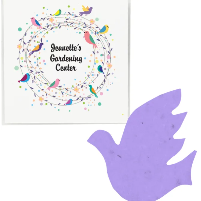 Plant-A-Shape Flower Seed Packet - Dove