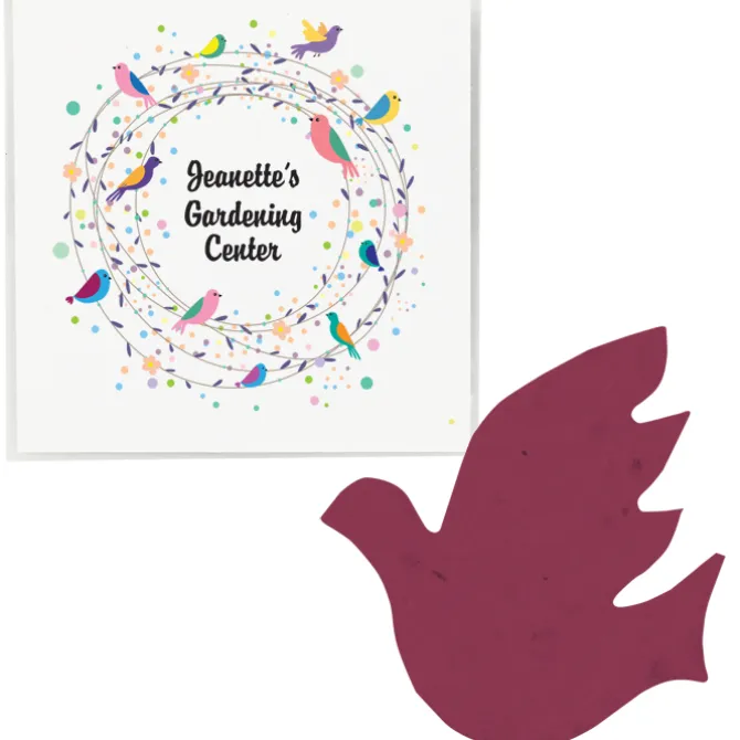 Plant-A-Shape Flower Seed Packet - Dove