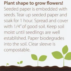 Plant-A-Shape Flower Seed Packet - Clover