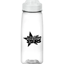 PolySure Grip 'N Sip Water Bottle with Flip Lid - 24 oz
