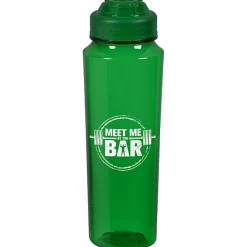 PolySure Measure Water Bottle with Flip Lid - 24 oz