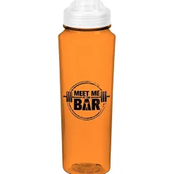 PolySure Measure Water Bottle with Flip Lid - 24 oz