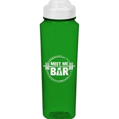PolySure Measure Water Bottle with Flip Lid - 24 oz