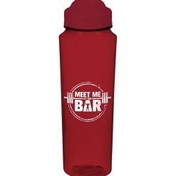 PolySure Measure Water Bottle with Flip Lid - 24 oz