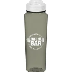 PolySure Measure Water Bottle with Flip Lid - 24 oz