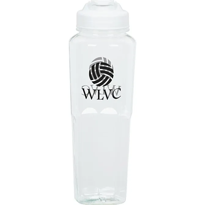 PolySure Retro Water Bottle with Flip Lid - 32 oz