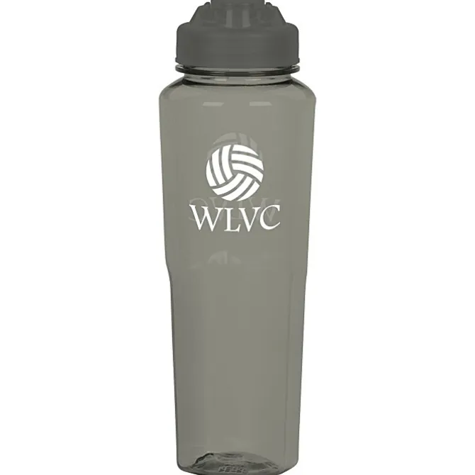 PolySure Retro Water Bottle with Flip Lid - 32 oz