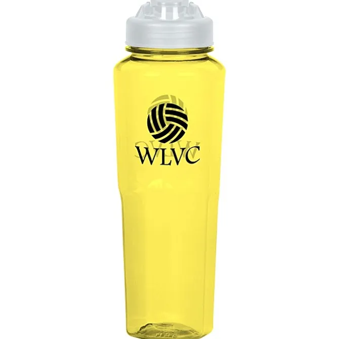 PolySure Retro Water Bottle with Flip Lid - 32 oz