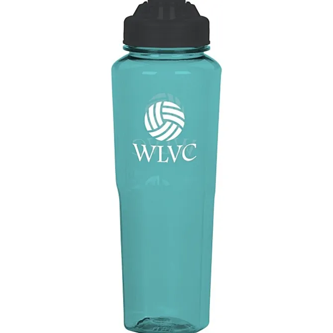 PolySure Retro Water Bottle with Flip Lid - 32 oz