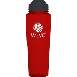 PolySure Retro Water Bottle with Flip Lid - 32 oz