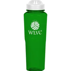 PolySure Retro Water Bottle with Flip Lid - 32 oz