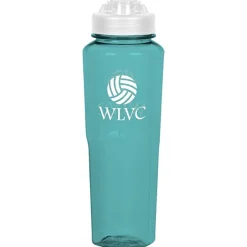 PolySure Retro Water Bottle with Flip Lid - 32 oz