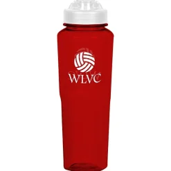 PolySure Retro Water Bottle with Flip Lid - 32 oz