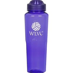 PolySure Retro Water Bottle with Flip Lid - 32 oz