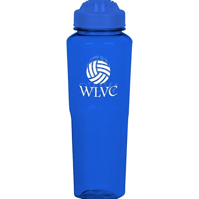 PolySure Retro Water Bottle with Flip Lid - 32 oz