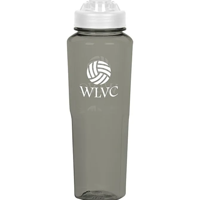 PolySure Retro Water Bottle with Flip Lid - 32 oz