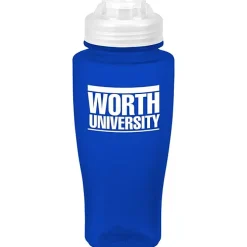 PolySure Twister Water Bottle with Flip Lid - 24 oz
