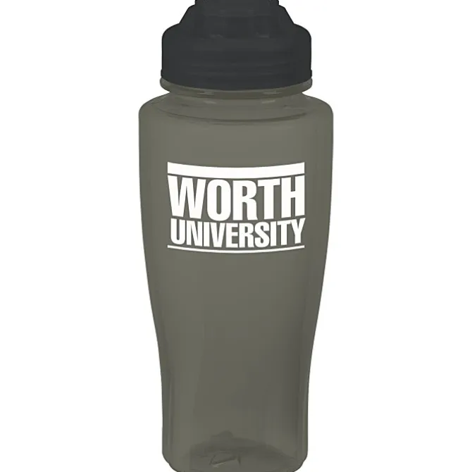PolySure Twister Water Bottle with Flip Lid - 24 oz